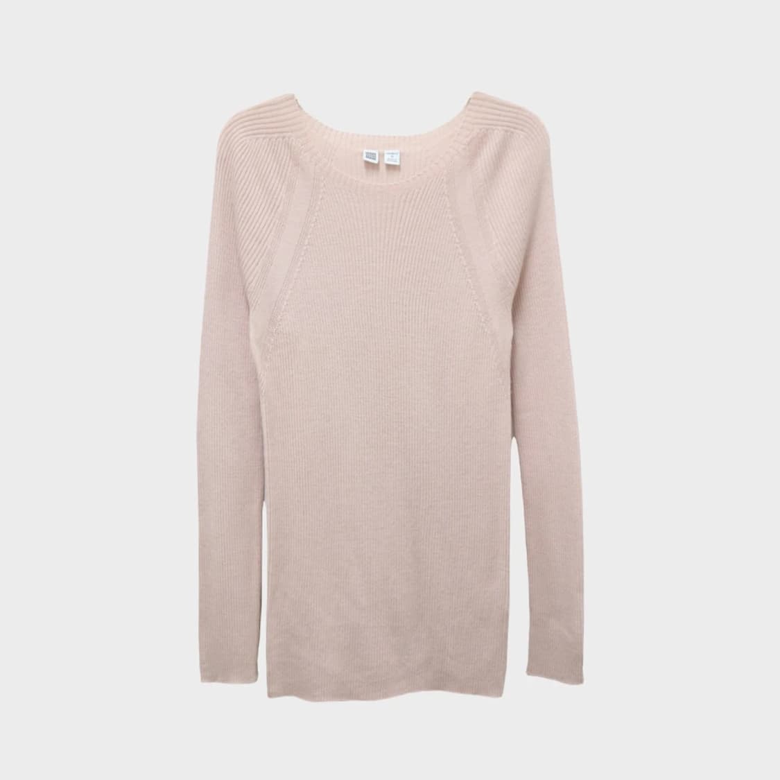 유니클로 핑크  울 래글런 니트 61106 상품이미지1