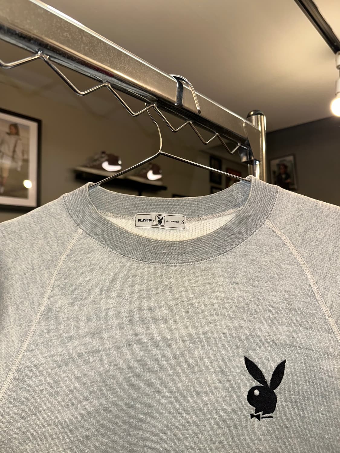 90’s Play Boy logo embroidered sweats 상품이미지4