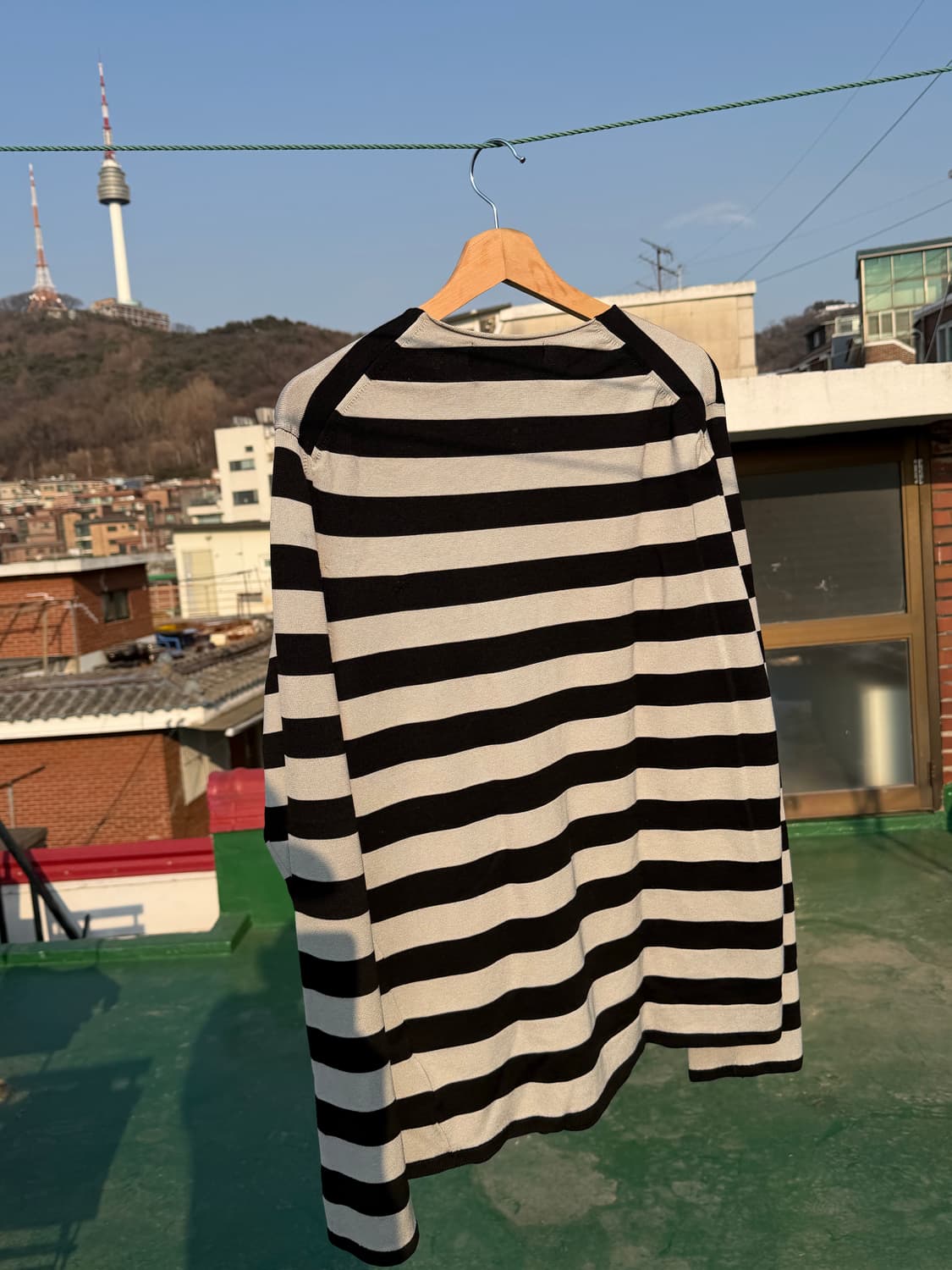 꼼데가르송 블랙 스트라이프 니트 상품이미지2