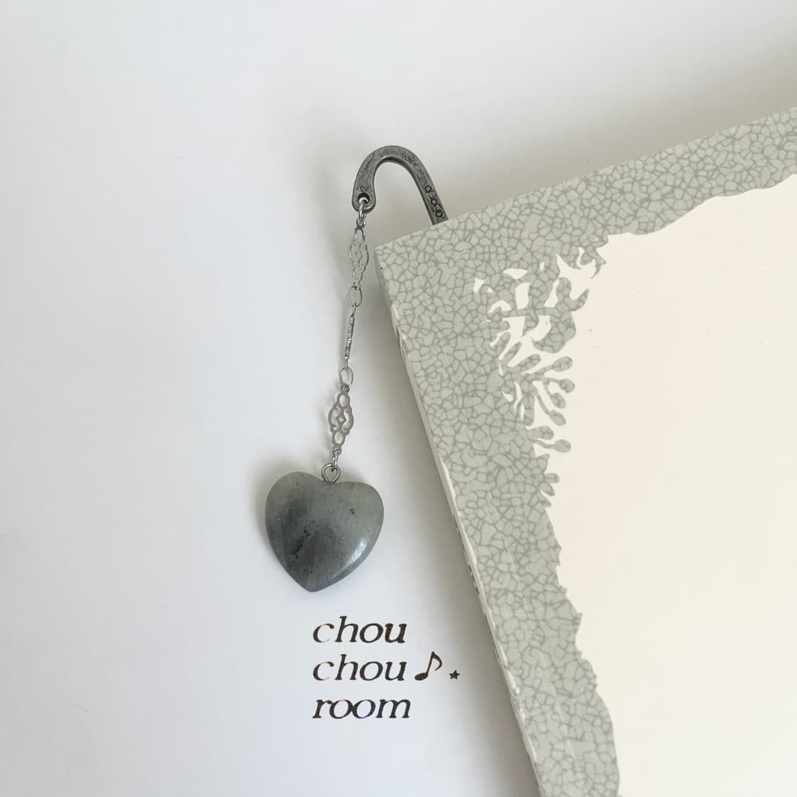 메탈 펜던트 책갈피 ⊰dreamy heart⊱ bookmark 상품이미지2