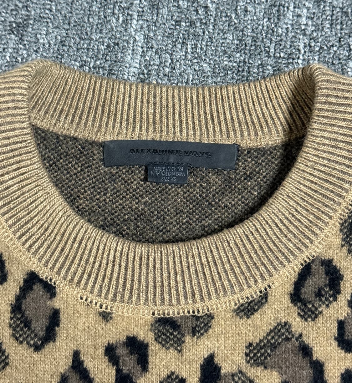 알렉산더 왕 레오파드 프린트 스웨터 니트 상품이미지3