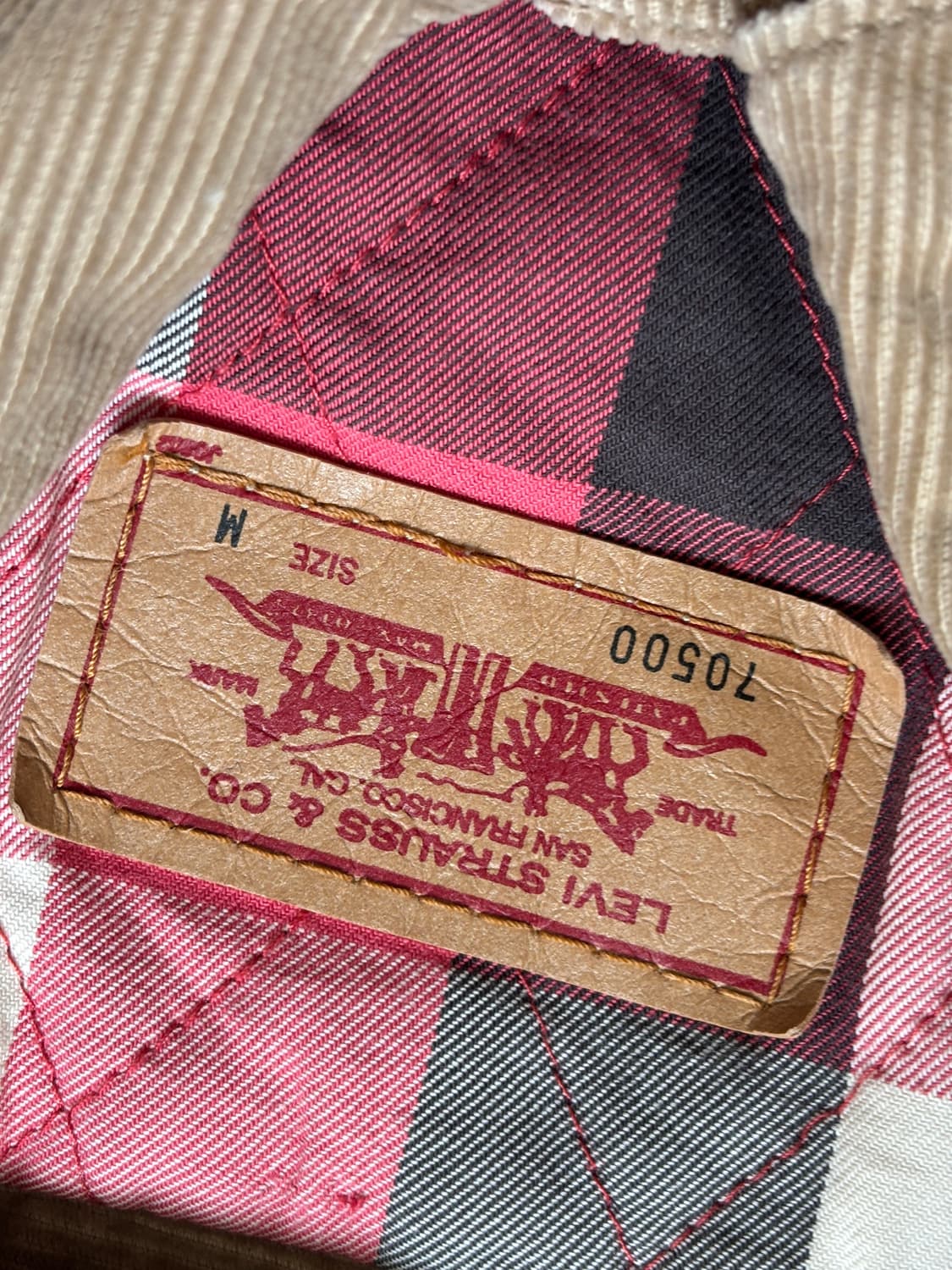 리바이스 코듀로이 자켓 M 베이지 상품이미지3