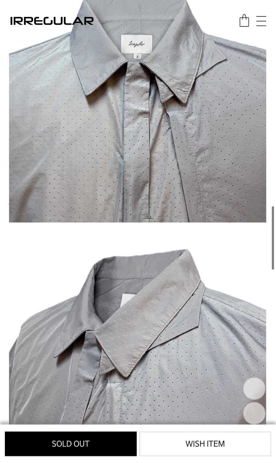 1)irregular 반팔셔츠 상품이미지2