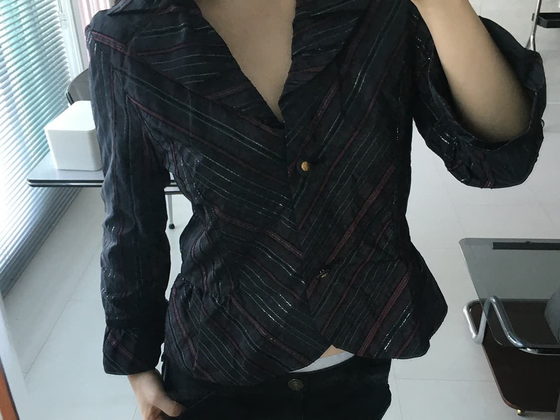 striped flare jacket 상품이미지6
