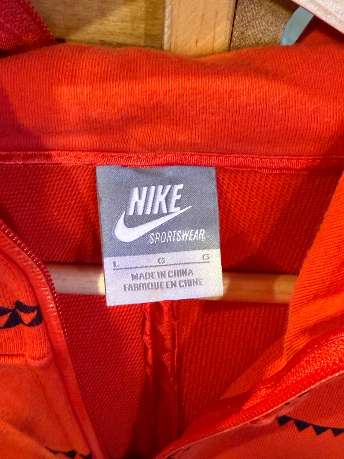 나이키 오렌지 후드집업 상품이미지2