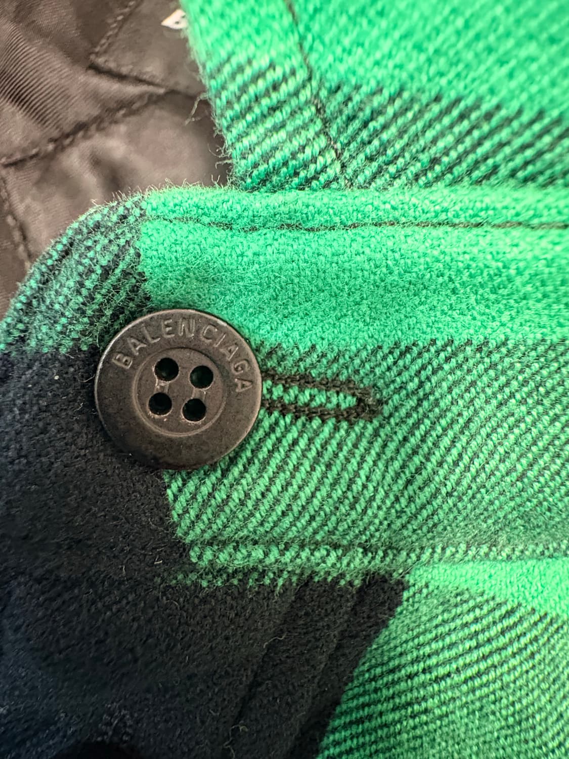 발렌시아가 패팅 체크셔츠 상품이미지7