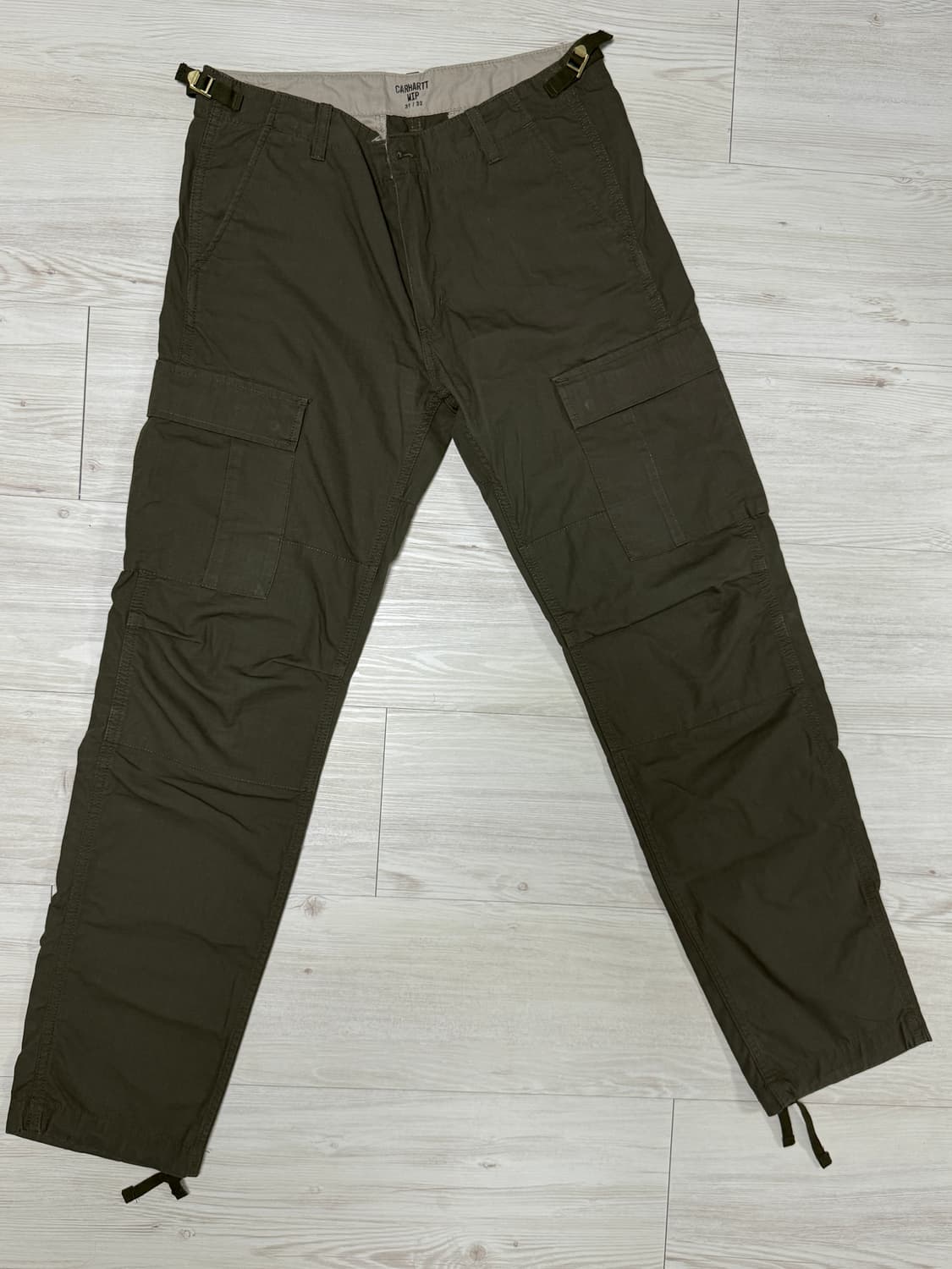 칼하트 wip 카고팬츠 카키 상품이미지1