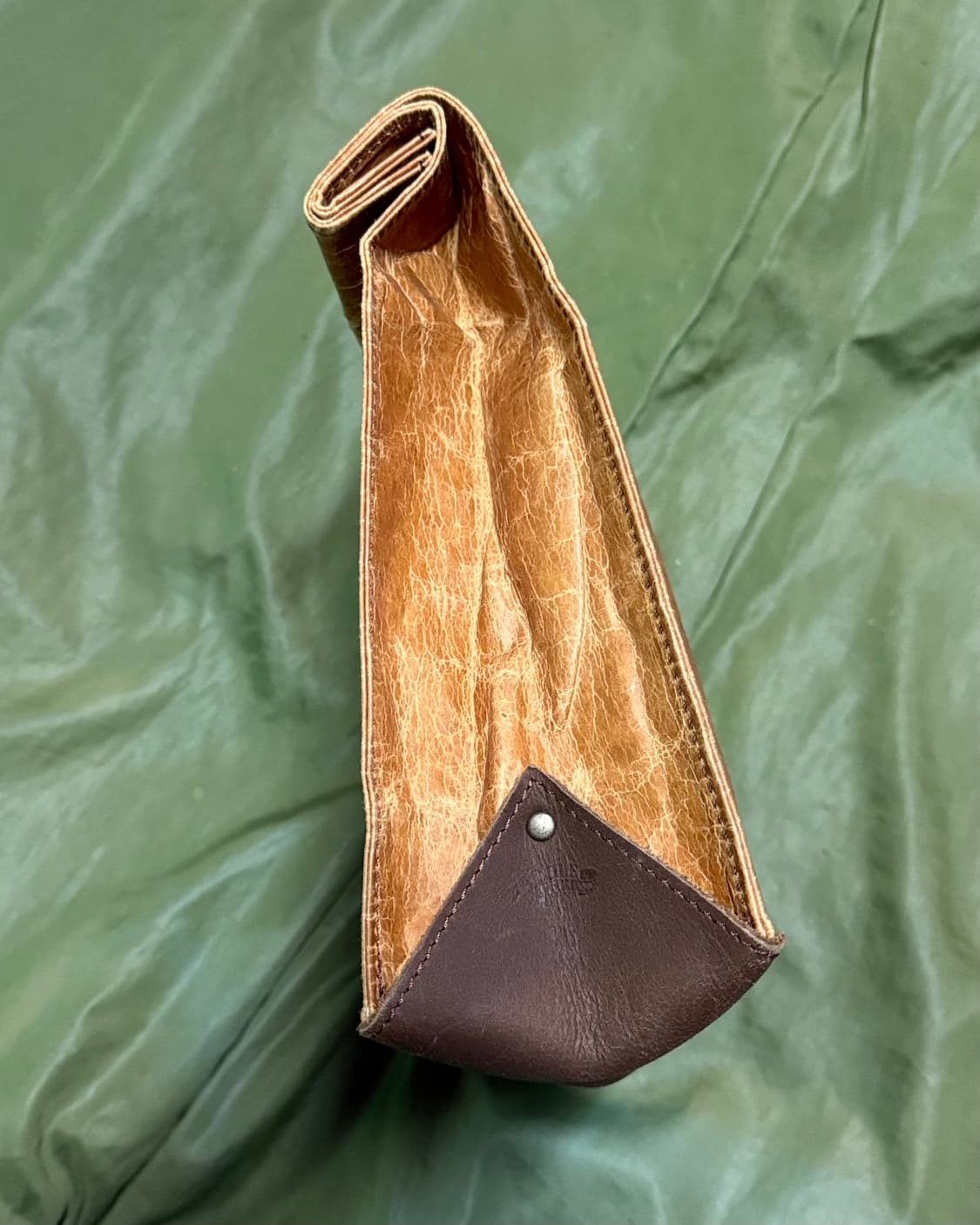 빈티지 크라프트 파우치 백 상품이미지3