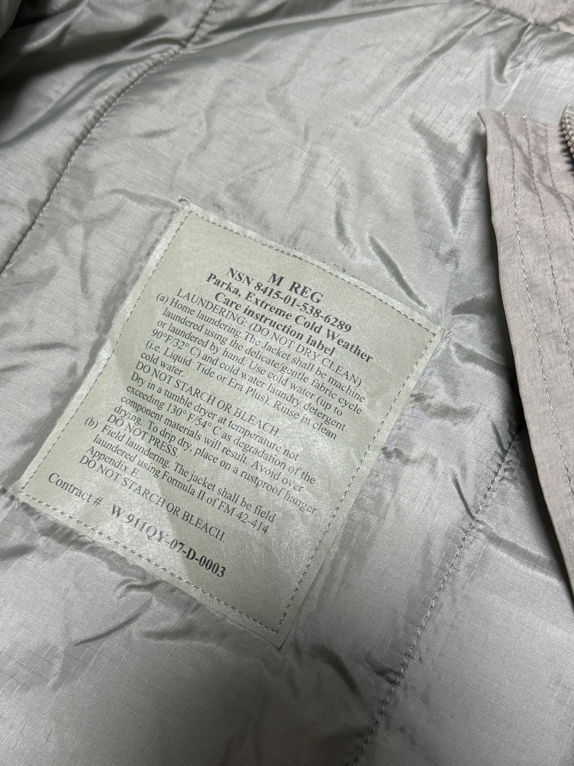 새상품) 와일드띵스 MR 프리마로프트 레벨7 미 군납 파카 상품이미지2