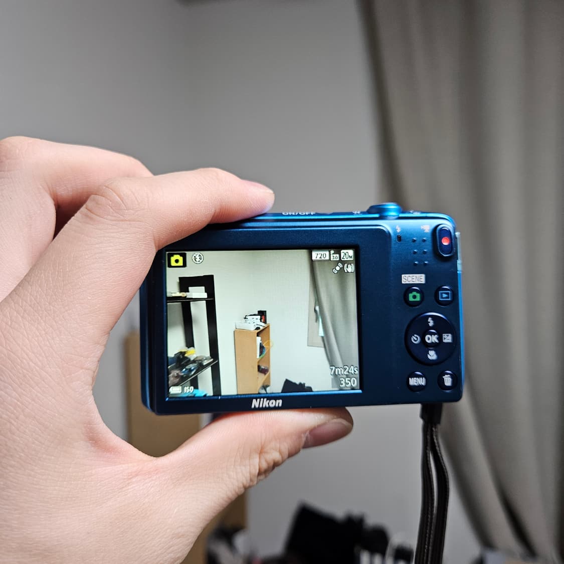 (에스파 윈터 디카) 니콘 쿨픽스 S3600 블루 디카 상품이미지3