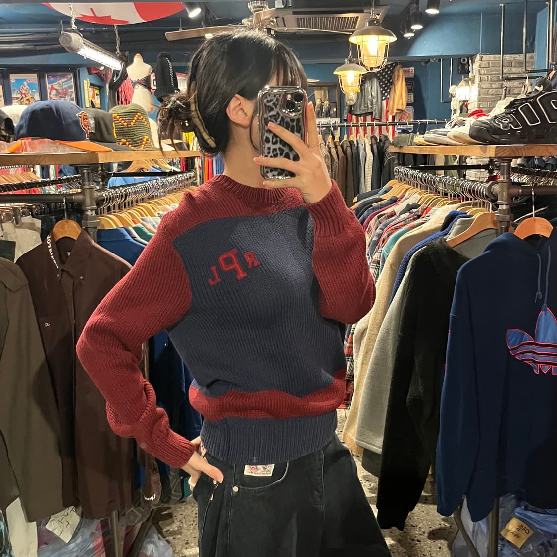 POLO 폴로 랄프로렌 컬러블록 크루넥 니트 상품이미지4