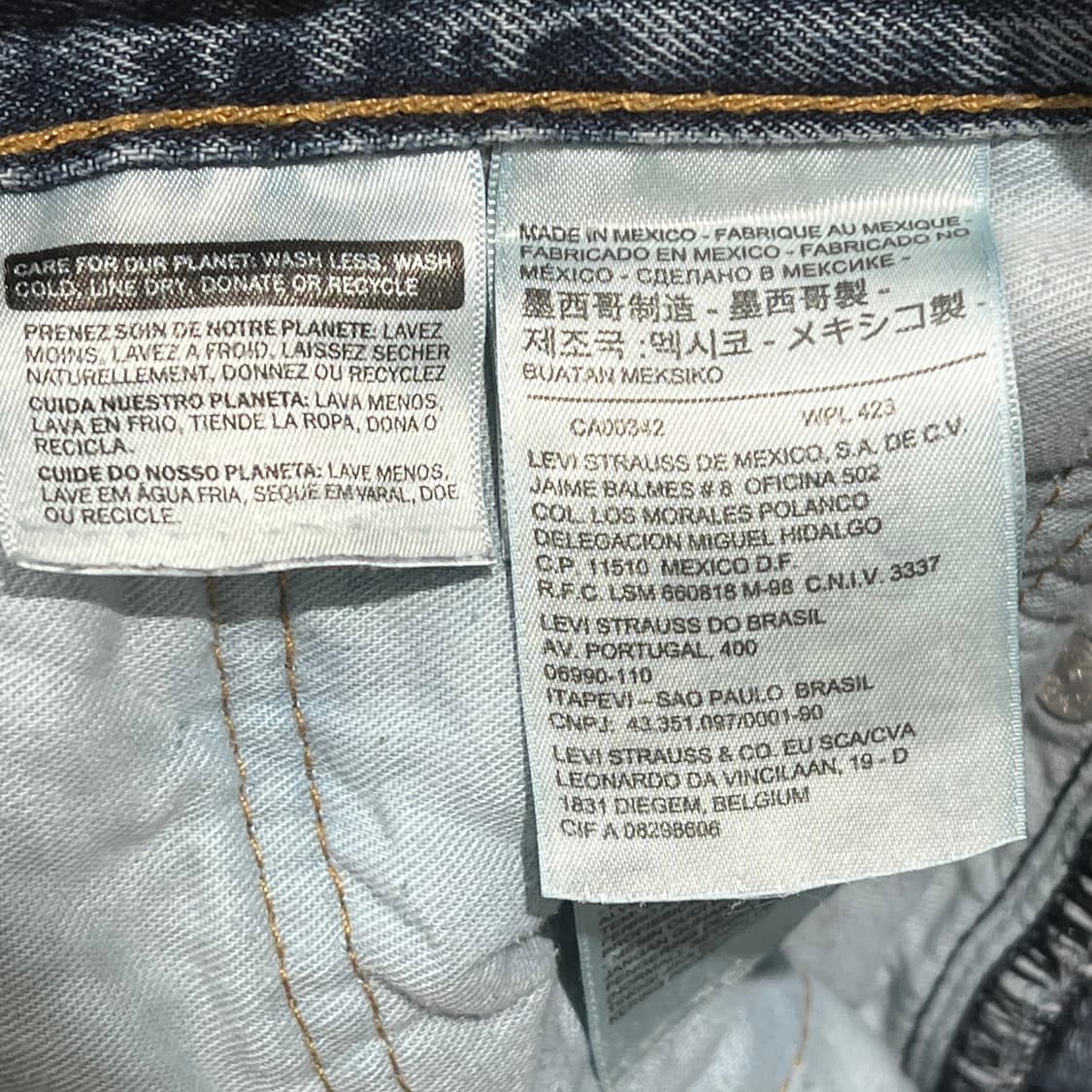 리바이스 527 블랭크탭 데님팬츠 s10754 상품이미지7