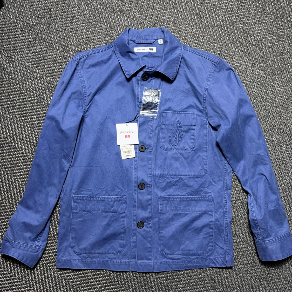 (새상품)JW앤더슨X유니클로 블루 워크 재킷(S) 상품이미지1