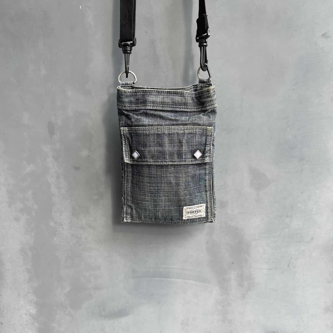 포터 데님 크로스백 미니 가방 상품이미지1