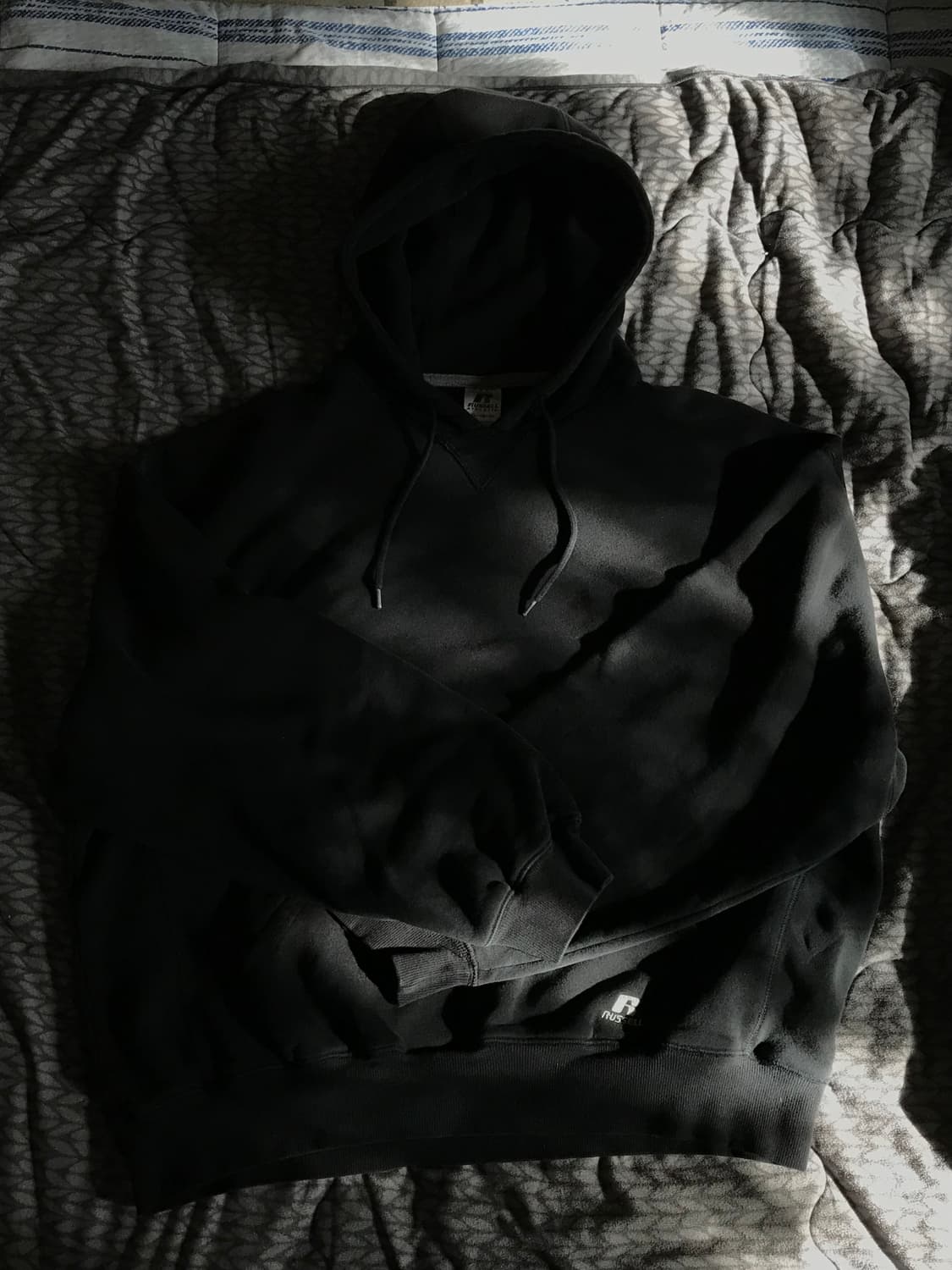 러셀 빈티지 후드티 블랙 Russell vintage hoodie 상품이미지1