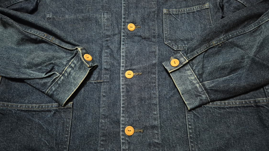 [DANTON] 단톤 커버올 BEAUTY & YOUTH 데님 자켓 38 상품이미지5