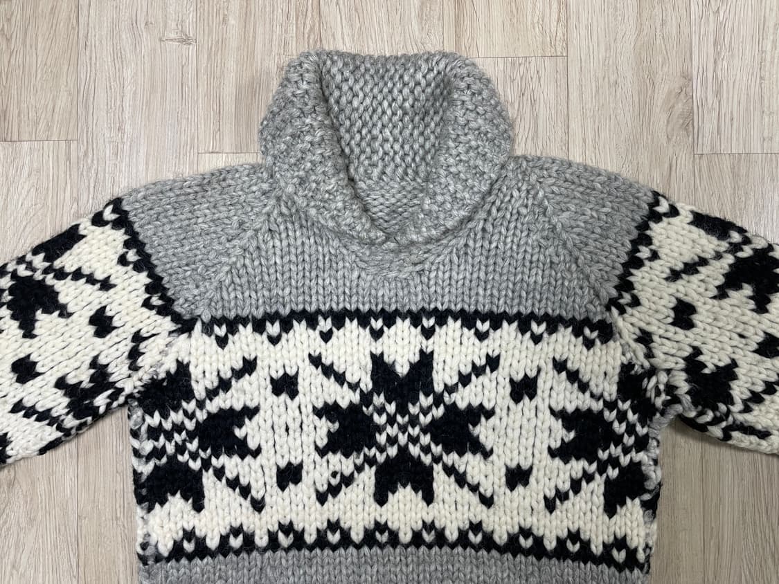 95) 핸드메이드 코위찬 헤비울 노르딕 숄카라 스웨터(RRL&LVC&폴로 상품이미지3