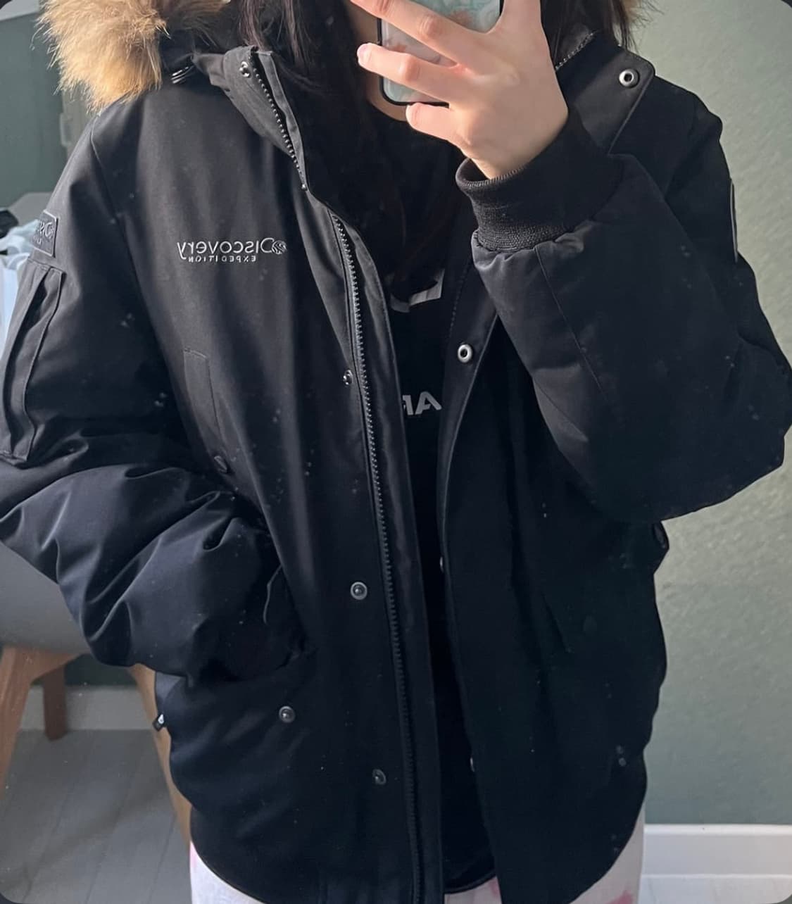 디스커버리 덕다운 숏패딩 상품이미지1