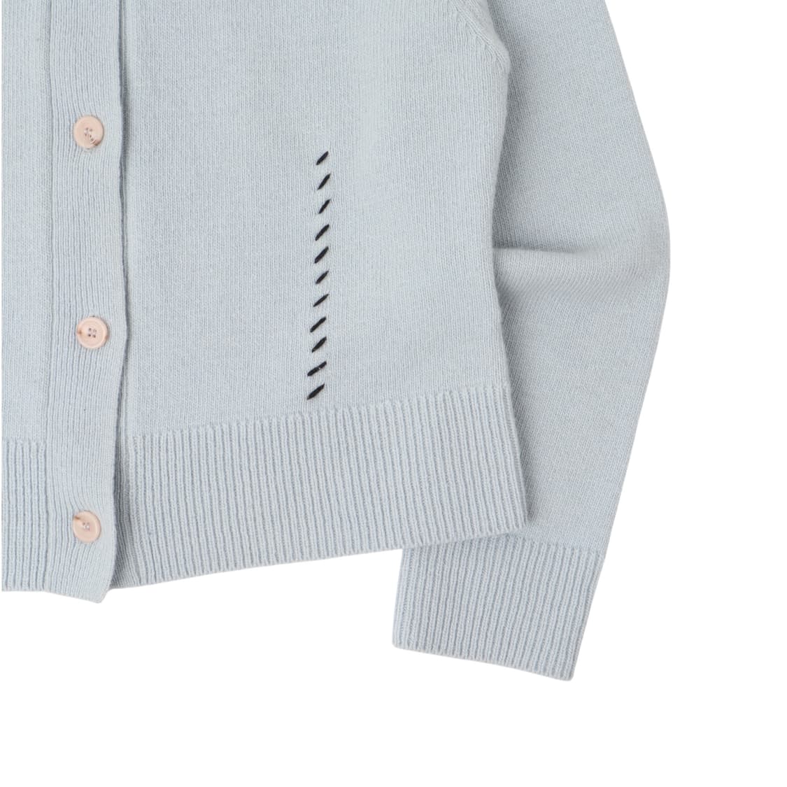 Kijun 기준 라이트 블루 울 가디건 상품이미지4