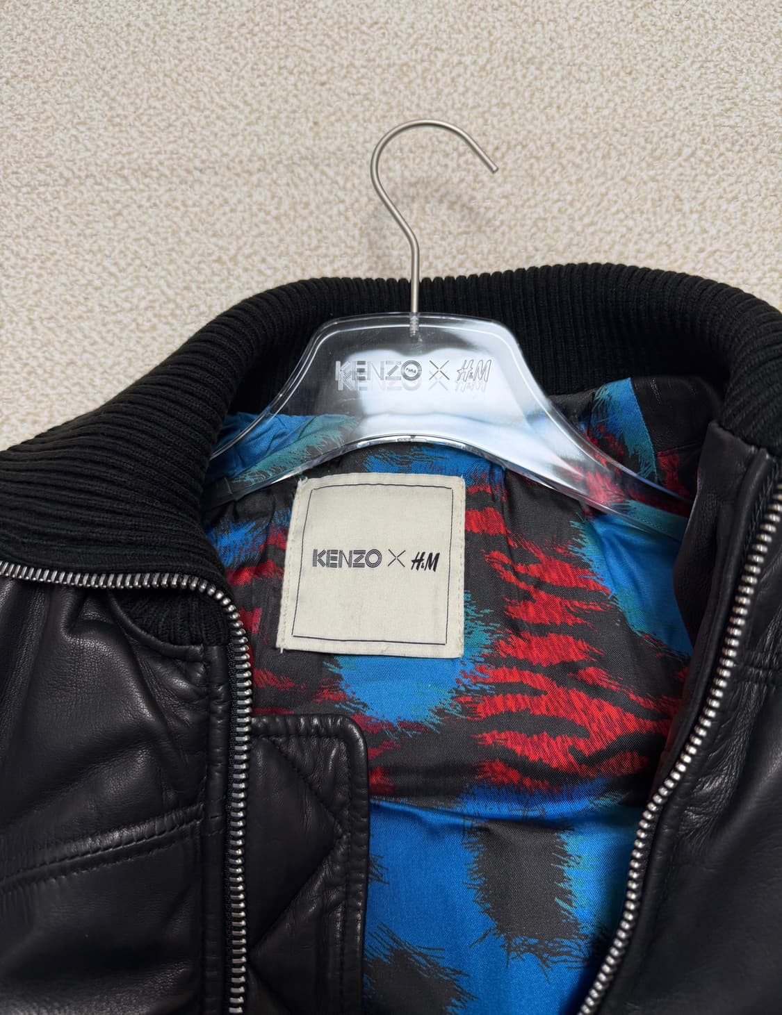 겐조 X H&M 정글 프린트 레더 자켓 상품이미지3