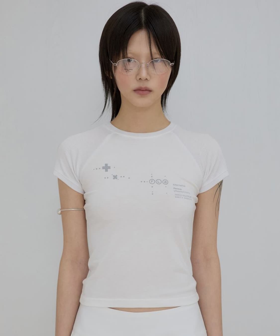 플레어업 Muta Waffle Raglan T-Shirt (White) 상품이미지1