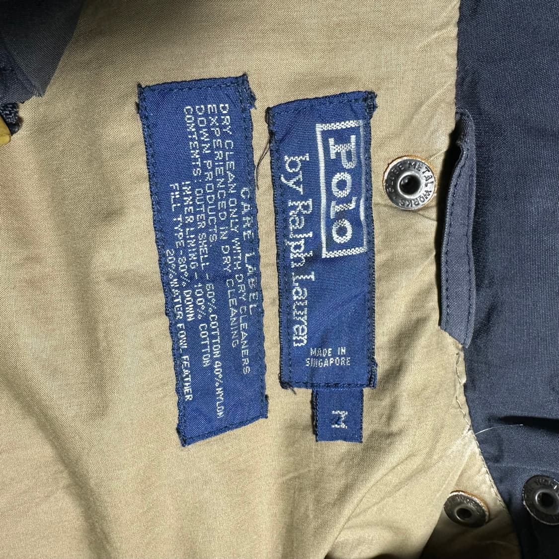 00s 랄프로렌 클래식 다운 야상 점퍼 상품이미지3