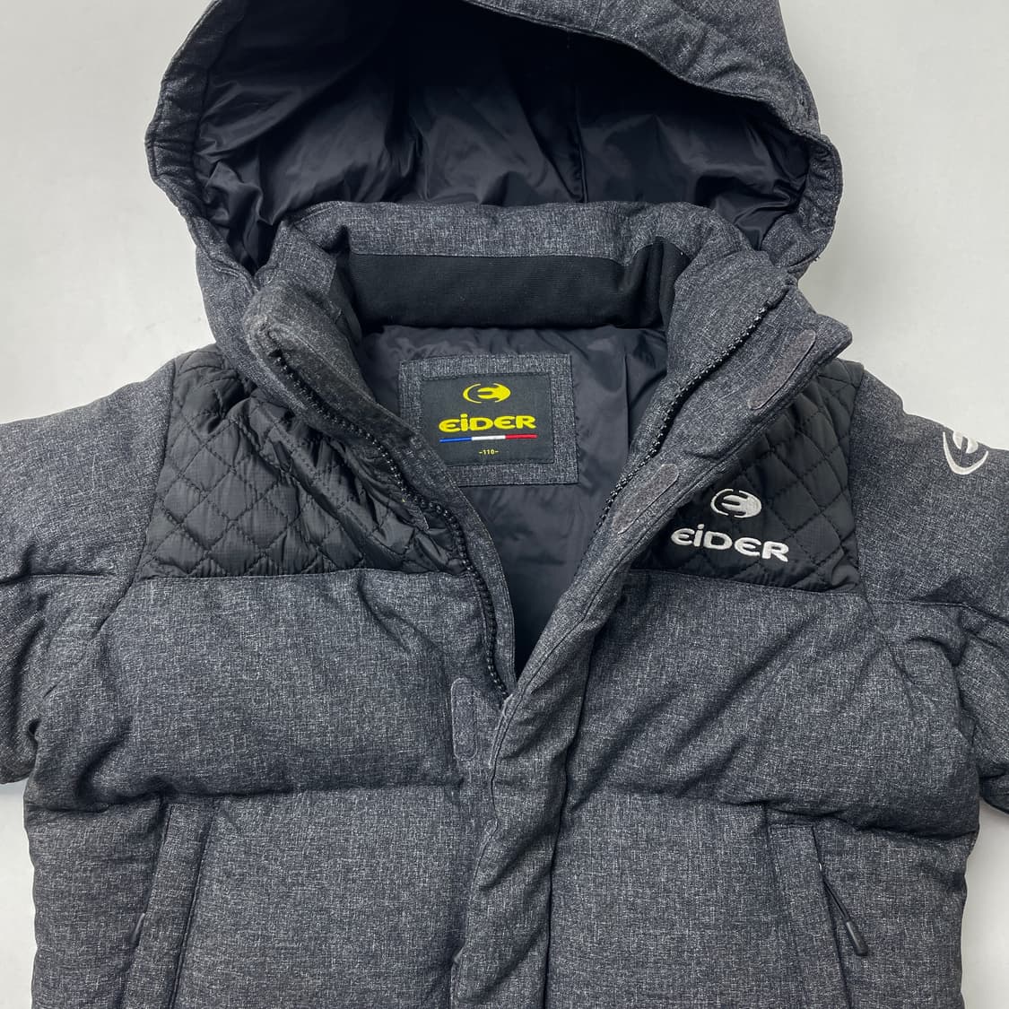 [택포] 아이더 베이비 키즈 패딩 그레이 110 상품이미지3