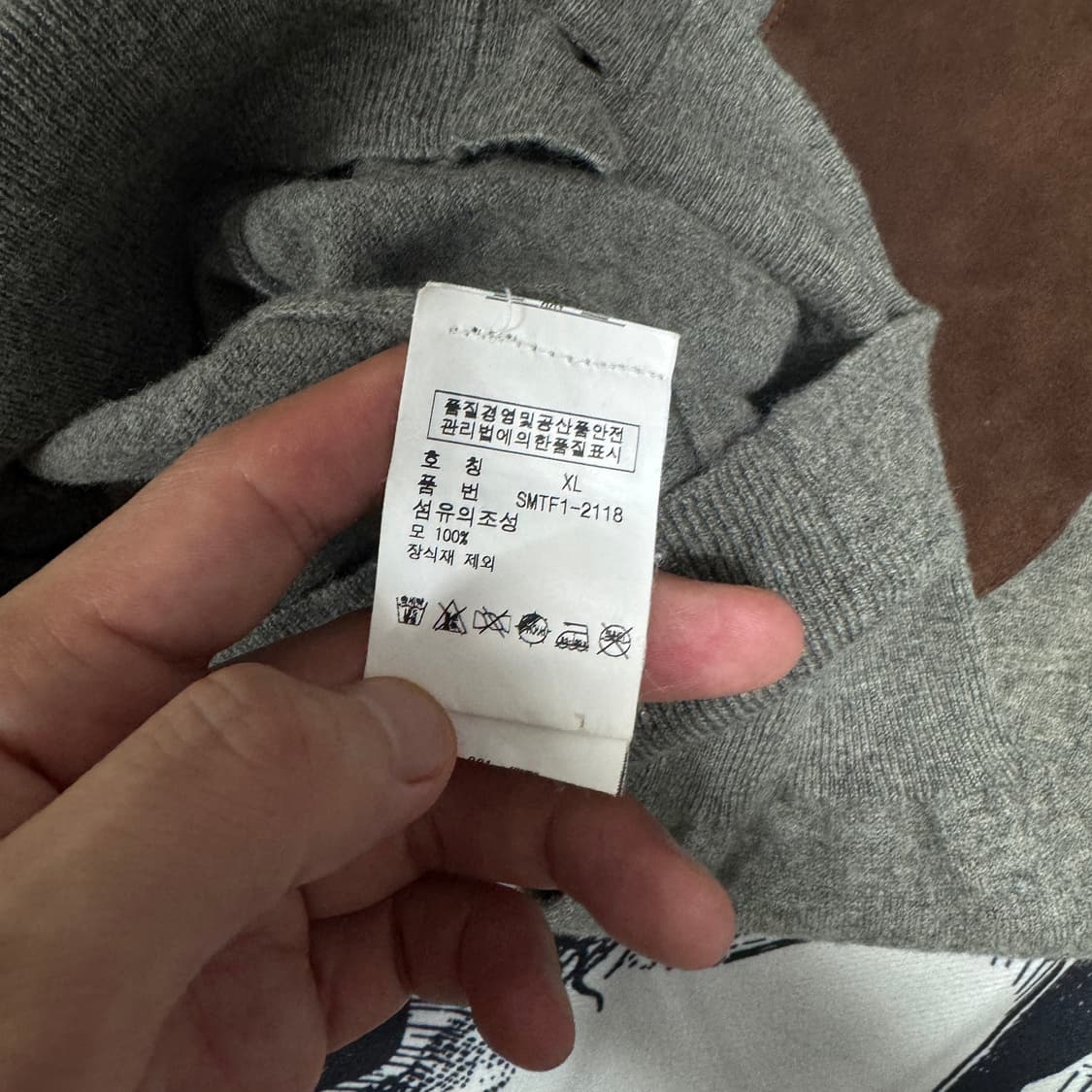 폴로랄프로렌 메리노울 패치가디건 XL사이즈  상품이미지3