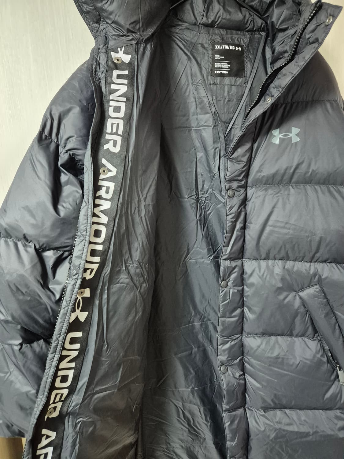 언더아머 스톰 아머 다운 푸퍼 파카 하프 패딩 XXL 상품이미지7