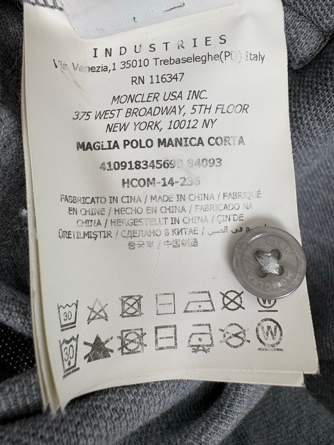 몽클레어 여성 반팔 카라티 상품이미지6