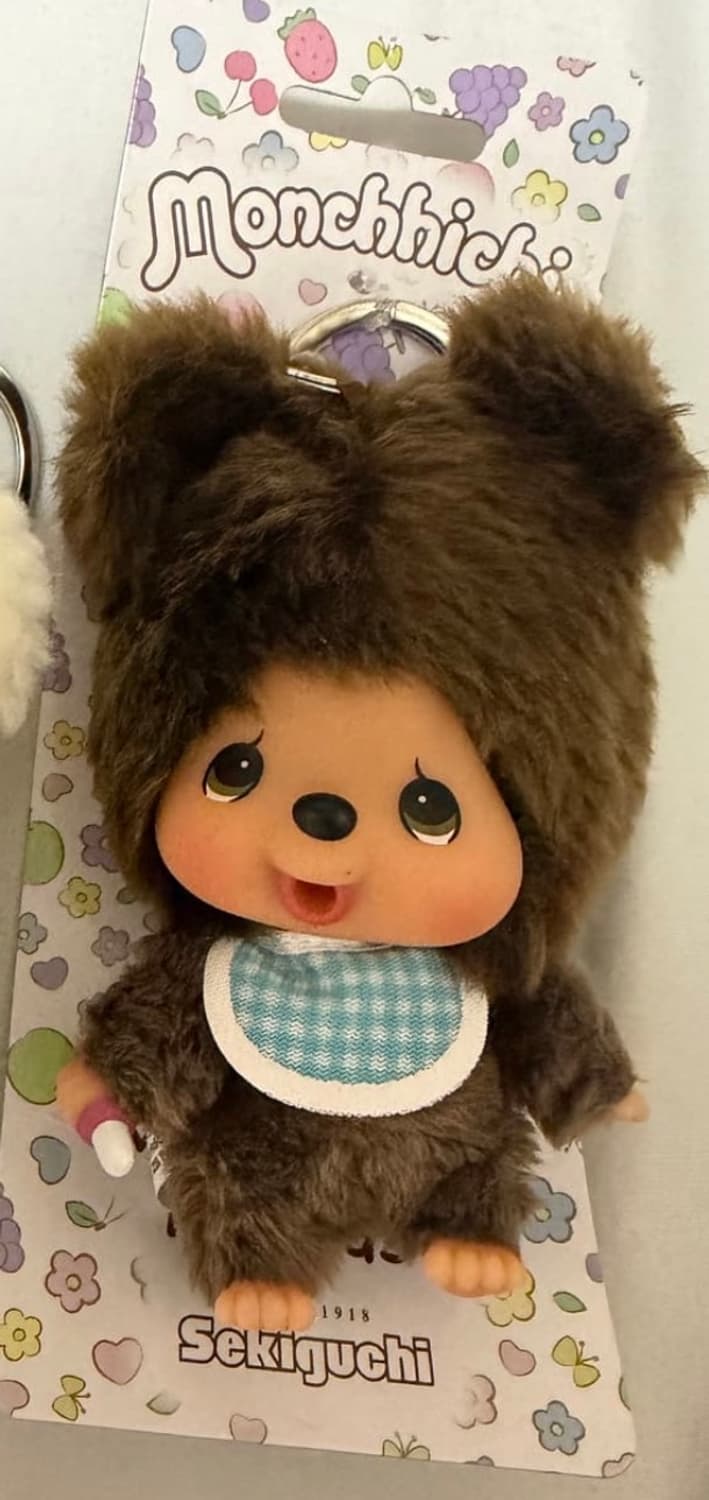 몬치치 빅헤드 쿠마 키링 유럽판 새제품 상품이미지1