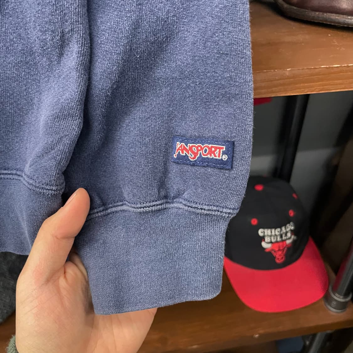 90s 잔스포츠 칼리지 세인트 캐서린 스펠 아웃 맨투맨 스웻셔츠 N108 상품이미지5