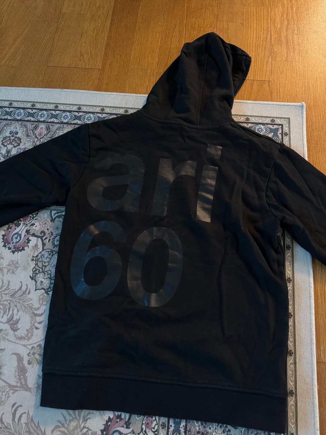 사파리스팟 1/2 베이직 후드티 블랙 0사이즈 후디 상품이미지7