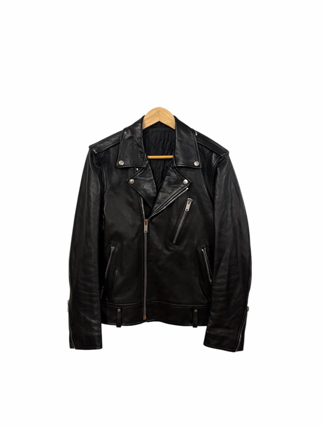 솔리드옴므 램스킨 라이더자켓 48 상품이미지3