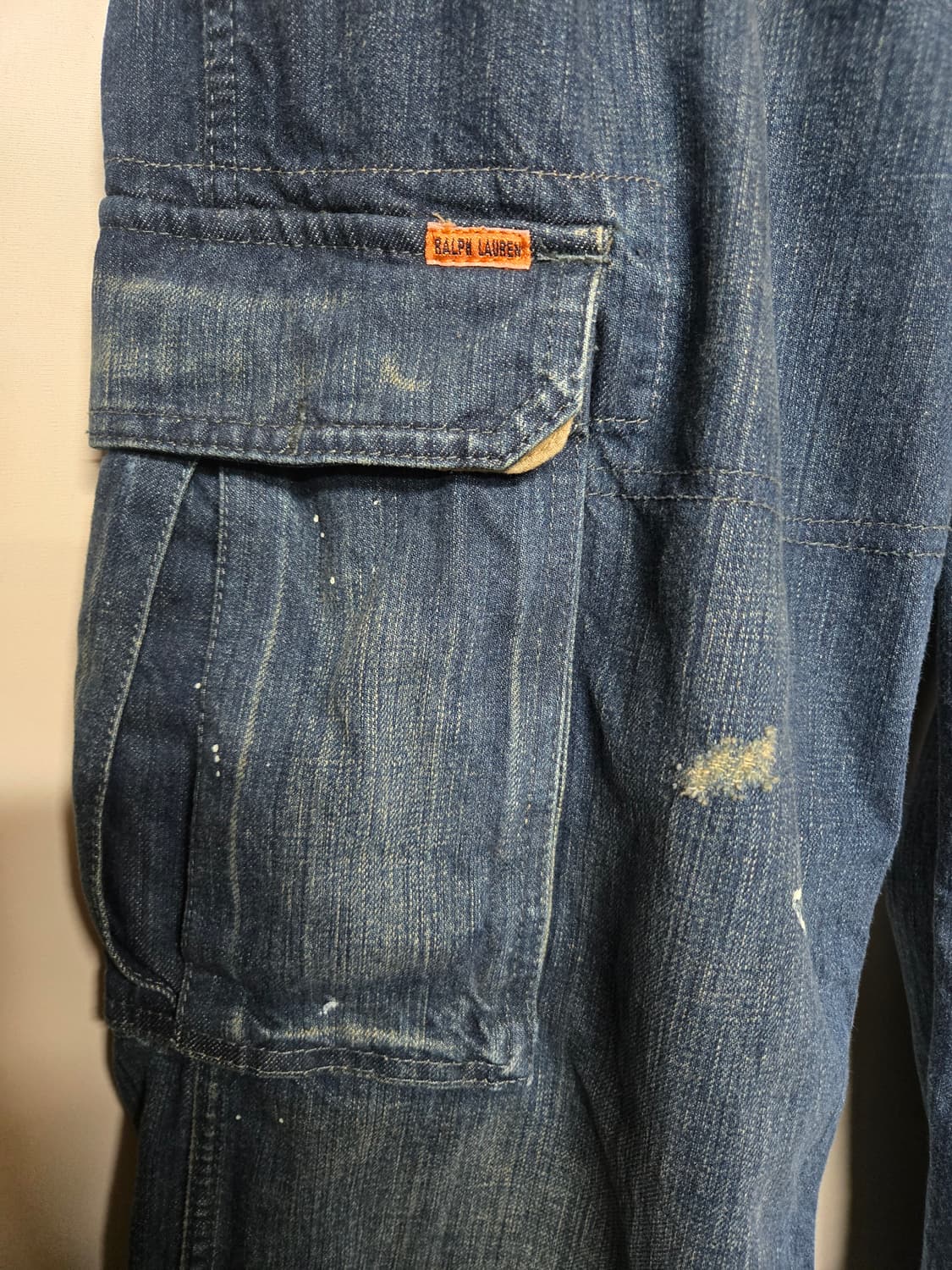 랄프로렌 데님 카고 바지 32/32 상품이미지6