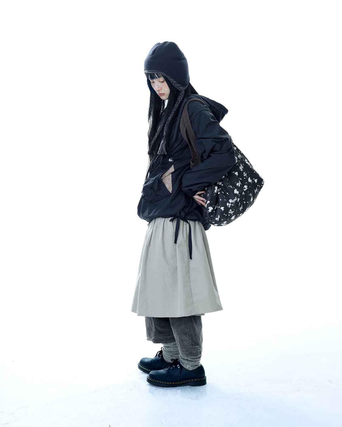 Coyseio check wrinkles wind breaker 상품이미지3