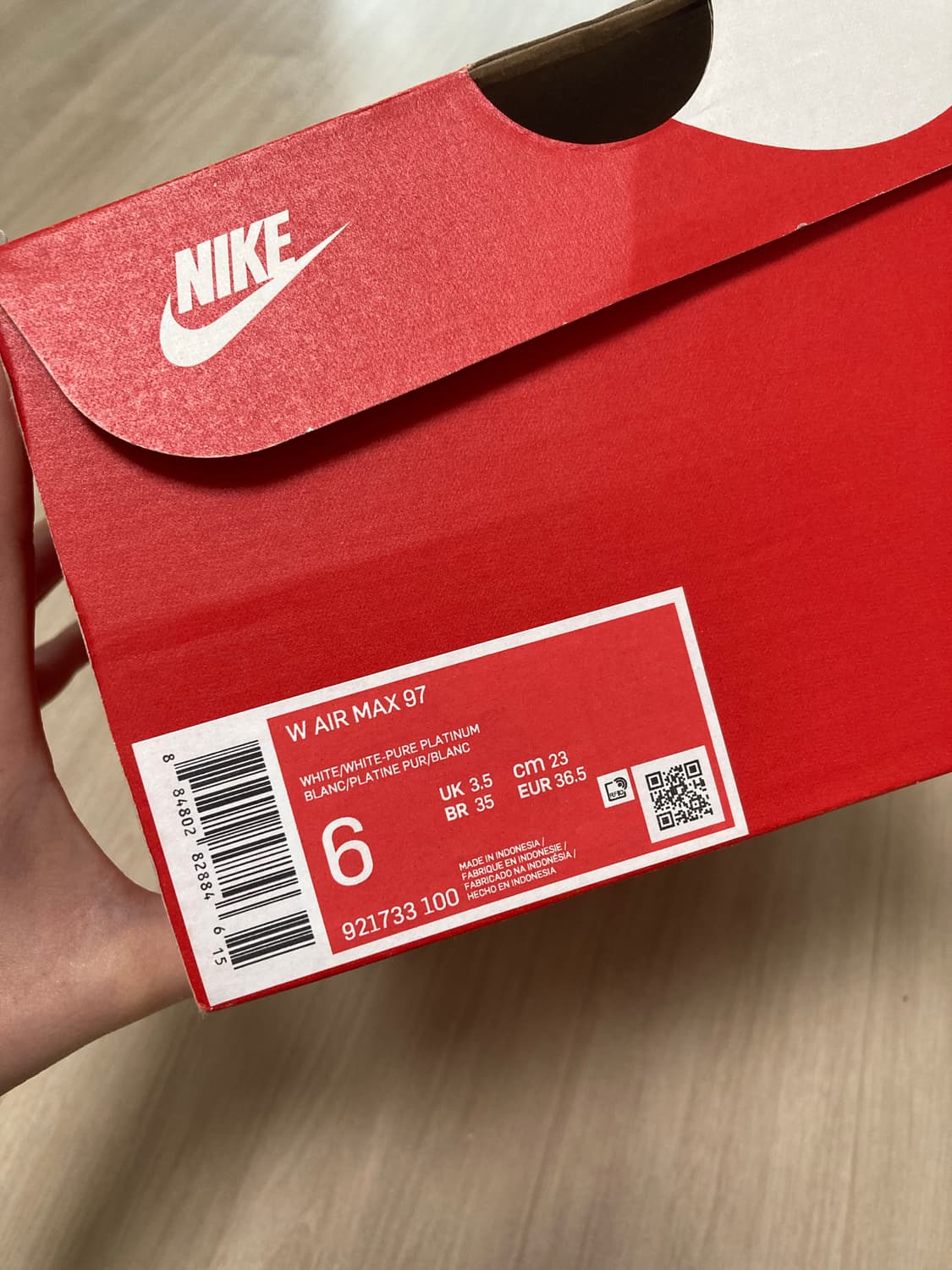 새상품 나이키 에어맥스 97 퓨어플레티넘 230 상품이미지2