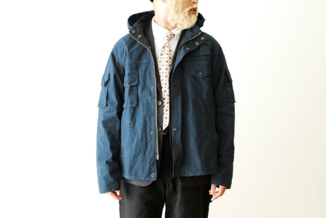 엔지니어드 가먼츠 바버 코웬 네이비 상품이미지1