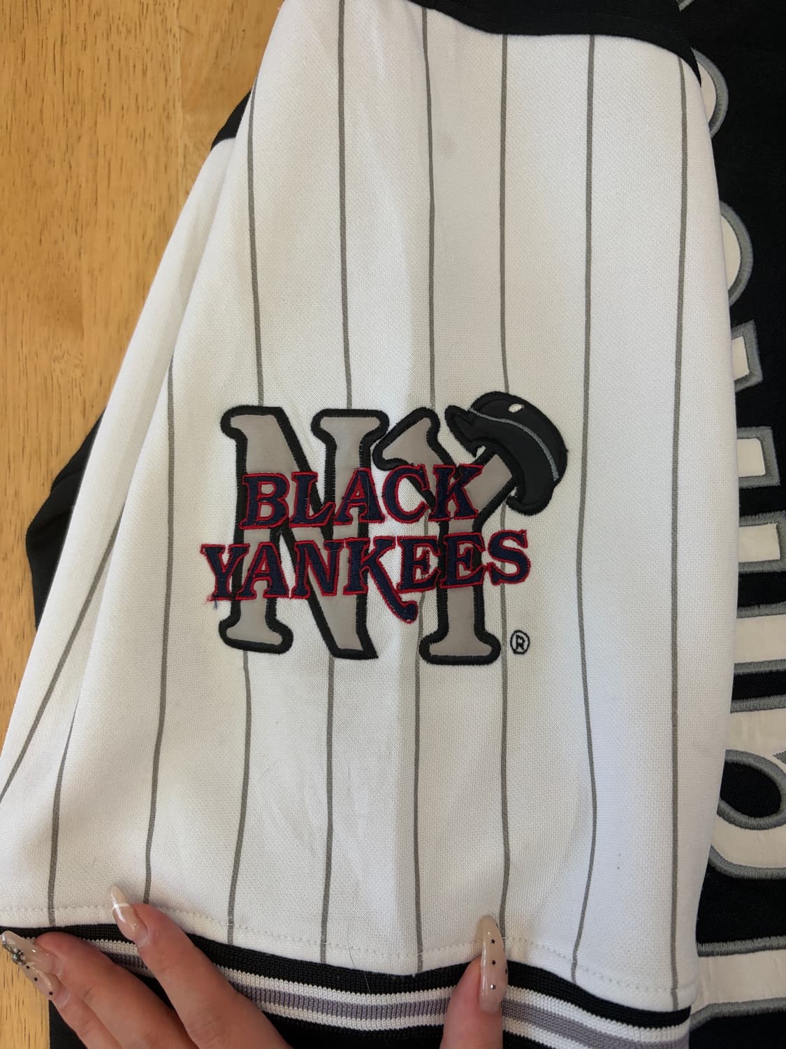 NLBM 뉴욕 블랙 양키스 야구 져지 유니폼 2xl 상품이미지2