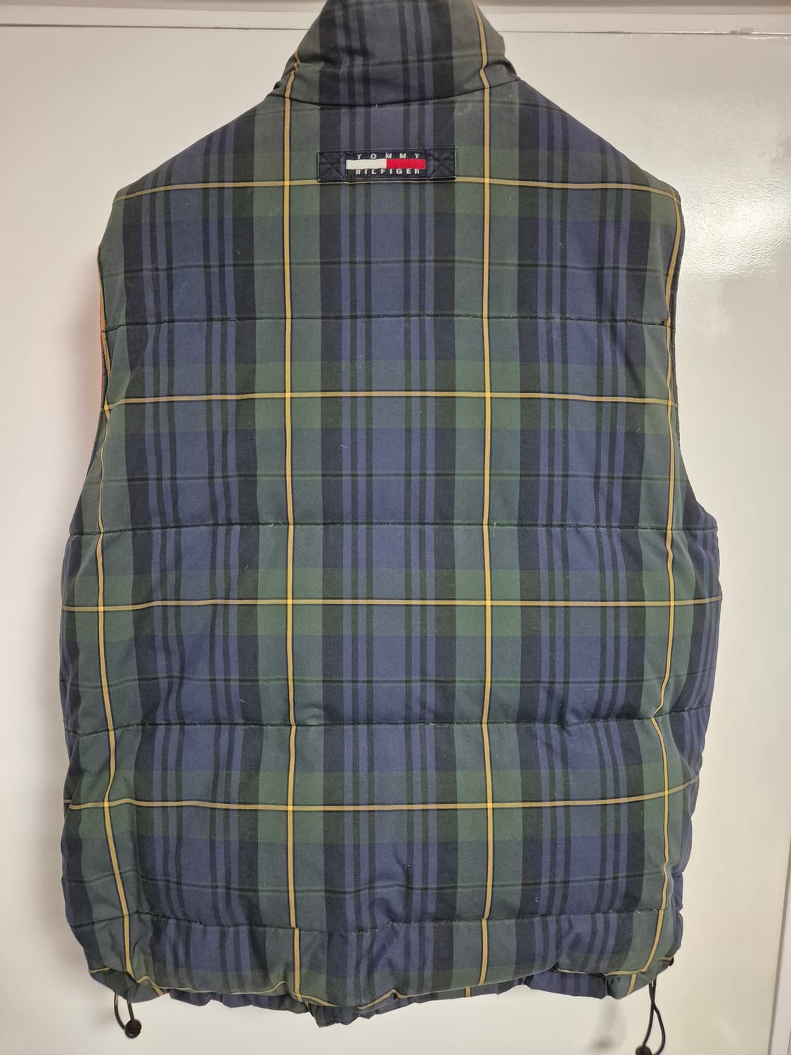 90s 타미힐피거 양면 패딩조끼 xl 상품이미지3