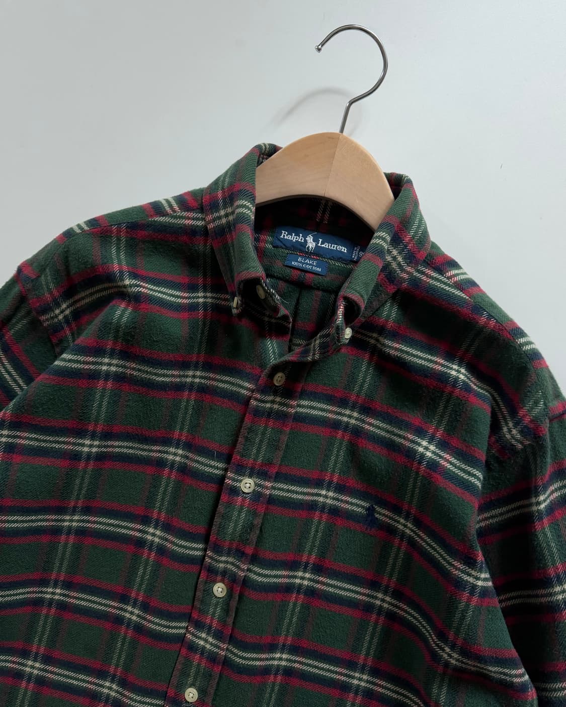 Polo 폴로 랄프로렌 그린체크 플란넬 블레이크 셔츠 상품이미지2