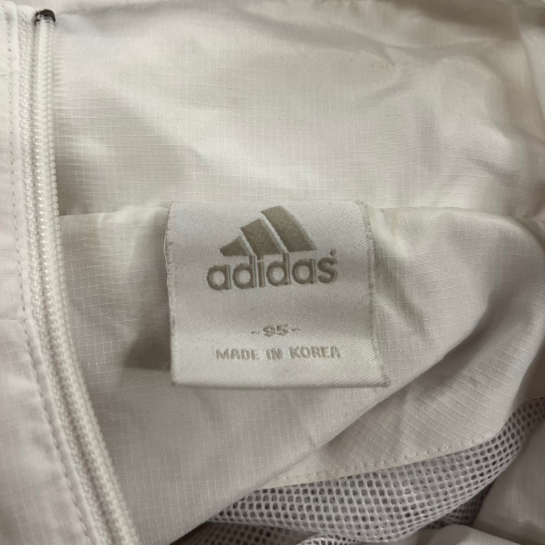 아디다스 흰검 화이트 블랙 바람막이 95 상품이미지5