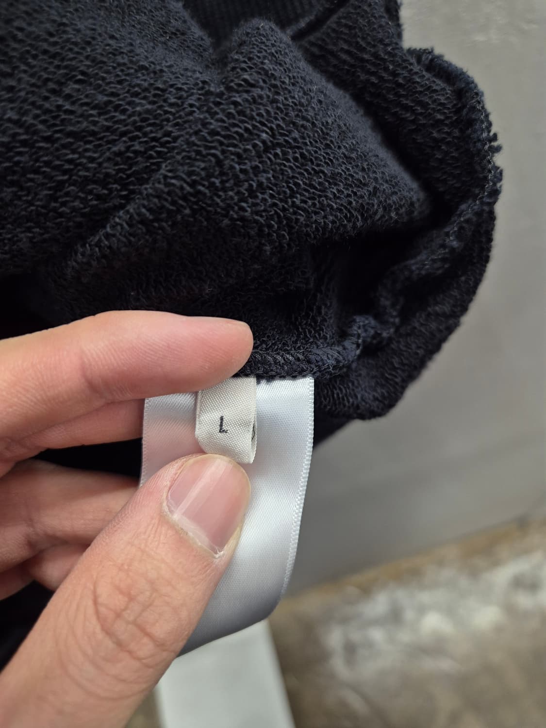 셀린느 로고 후드 집업 블랙 여성 L 상품이미지6