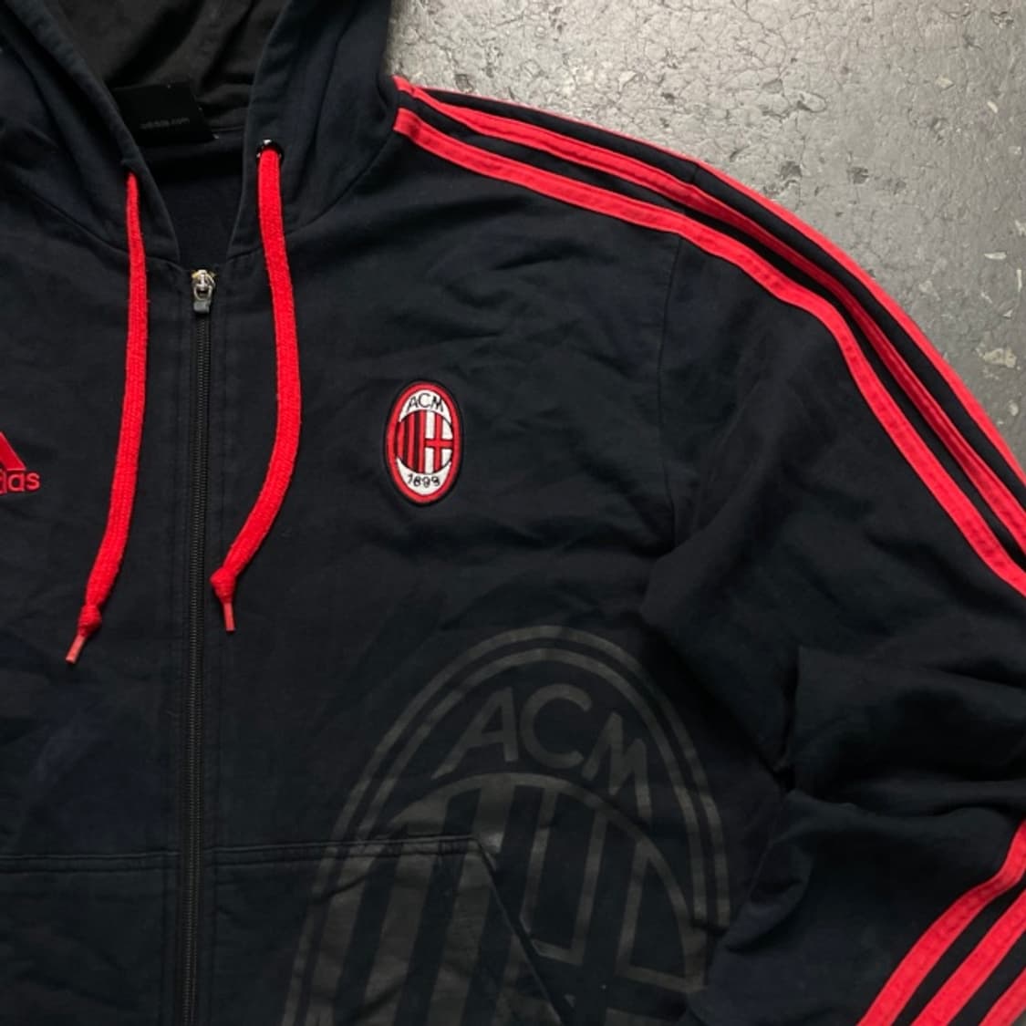 100 아디다스 AC밀란 후드집업 상품이미지2