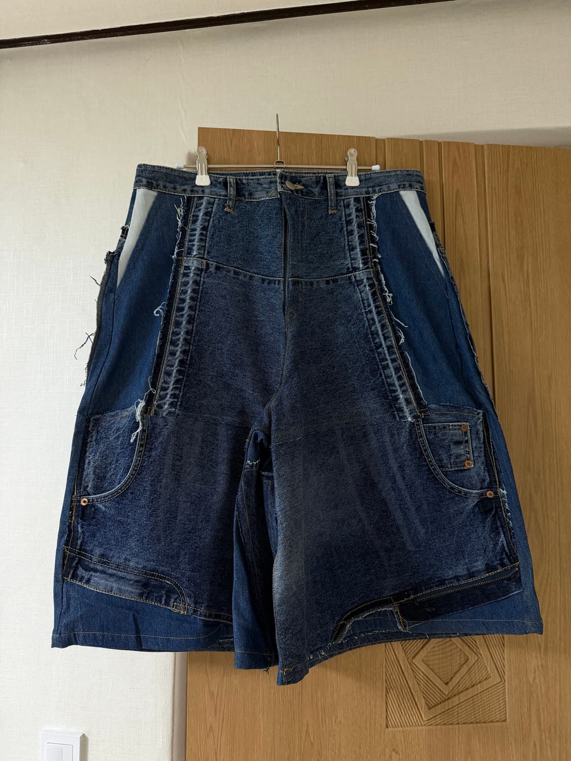 써저리 리메이크 데님 버뮤다 팬츠 L (새상품급) 상품이미지1