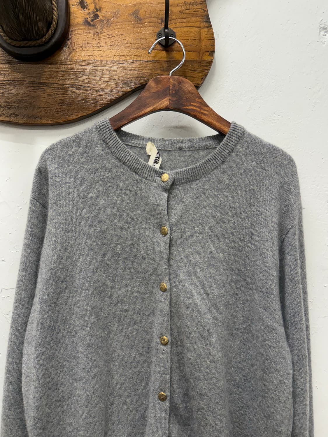 55) Cashmere 100% Wool Cardigan 상품이미지1