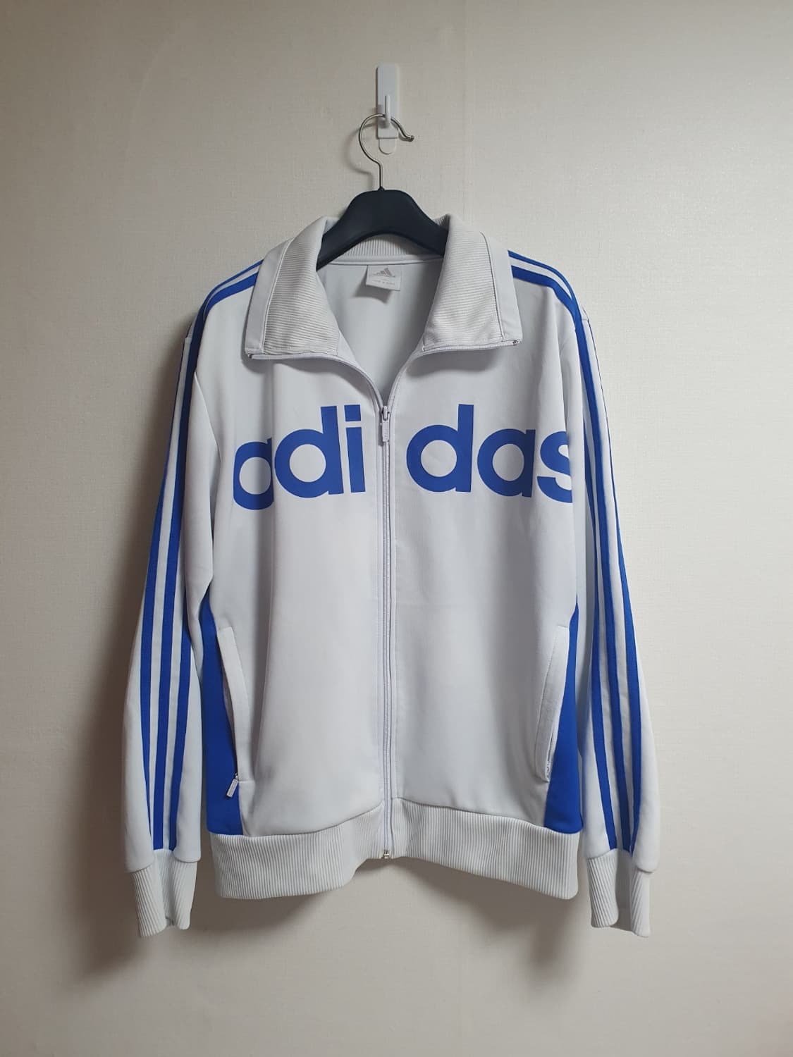 아디다스 흰파 빅로고 져지 포카리 화이트 블루 105 상품이미지2