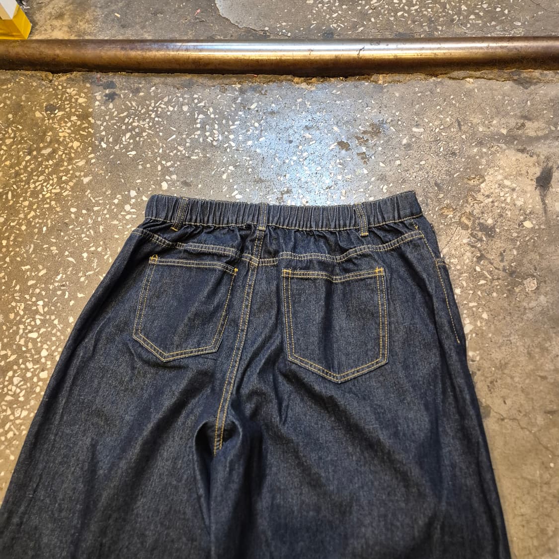 34~36인치 생지 와이드데님팬츠  상품이미지7