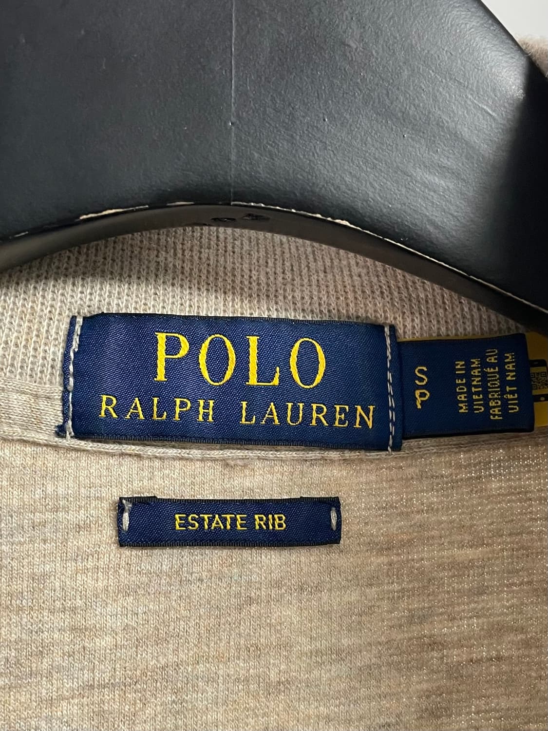 폴로 랄프로렌 오트밀 베이지 반집업 맨투맨 (on.480) 상품이미지5