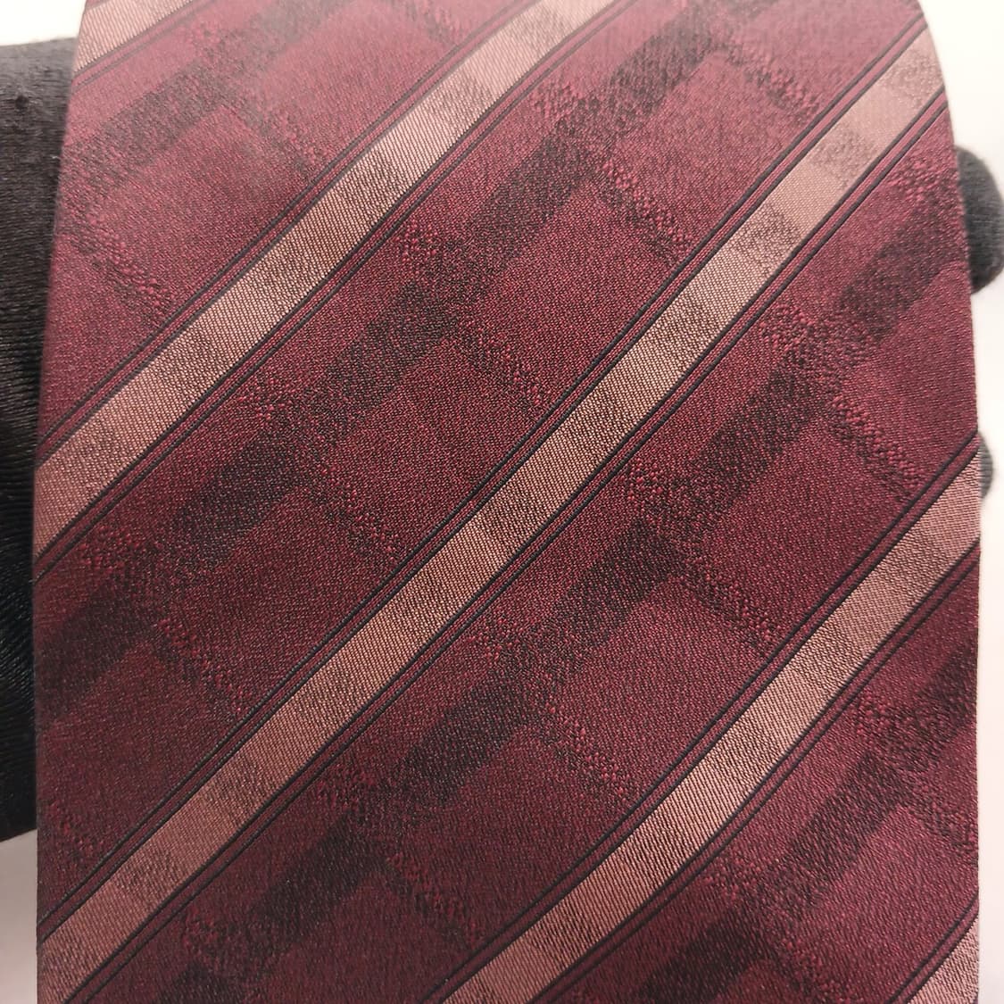 소니아리키엘 실크 스트라이프 넥타이 9.2cm A+등급 A18779
 상품이미지6